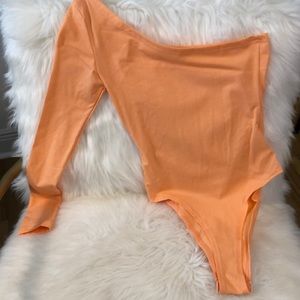 Sherbet colored bodysuit Brand New!